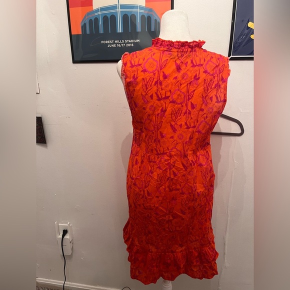 La Plage Mini Dress 100% Cotton Abstract Print Extra Small - Picture 2 of 2